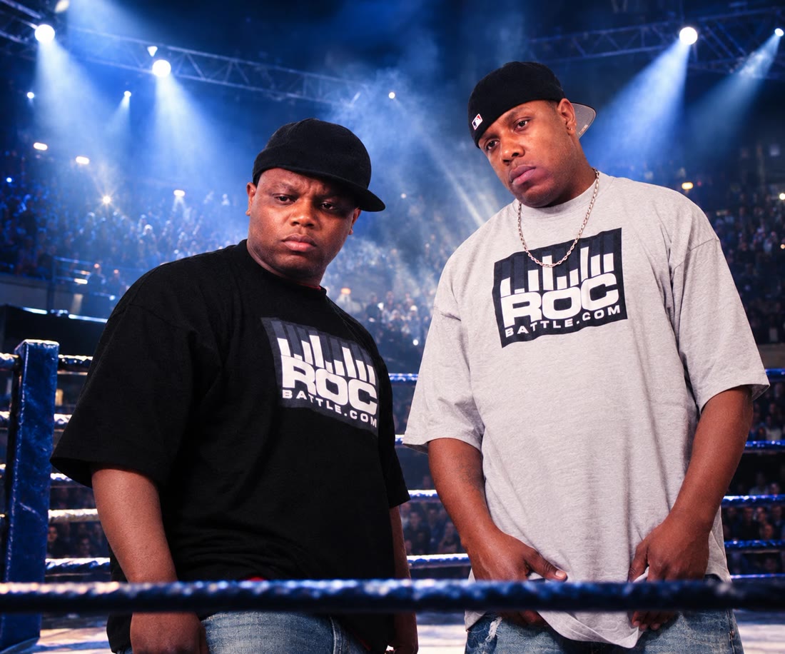 Allen "Fat Fingers" Brown and Rockwilder in the ring